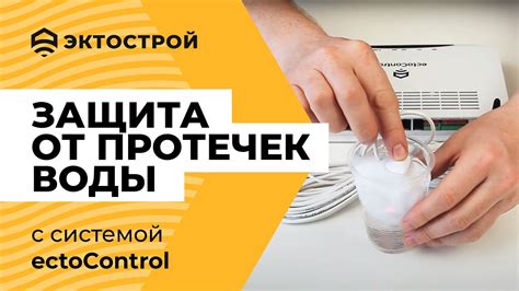 Защита от протечек воды с ectoControl. Датчики протечки и привод крана ...