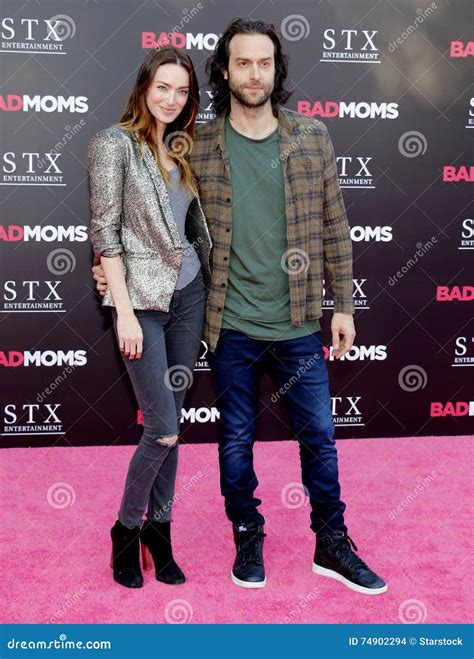 Chris D Elia and Cassi Colvin Editorial Stock Image - Image of actress