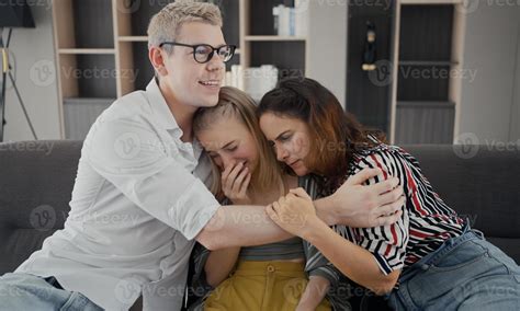 Father And Teen Daughter Hugging