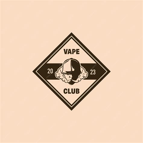 Premium Vector | Vapor logo smoking electronic cigarettes logo design