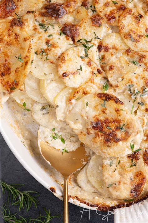 Gluten Free Potatoes Au Gratin (Creamy and Cheesy) : A Spiced Life
