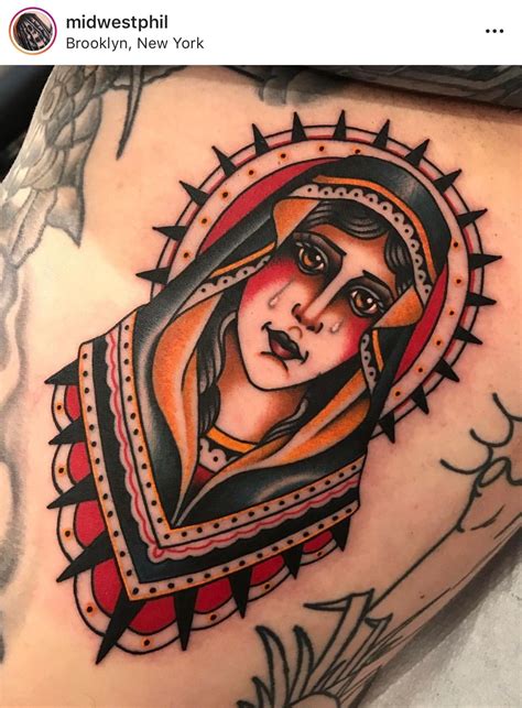 tattoo design virgin mary