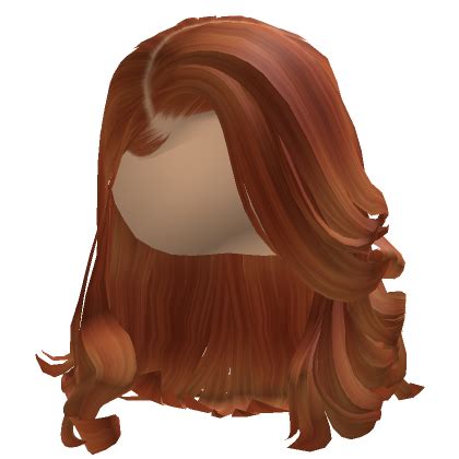 Fluffy Side Part In Orange's Code & Price - RblxTrade