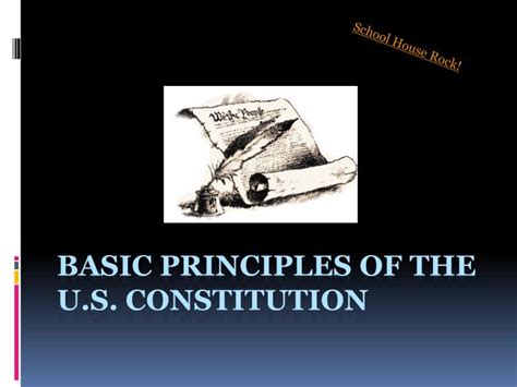 PPT - Basic Principles of the U.S. Constitution PowerPoint Presentation - ID:2753615