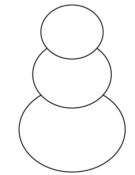 Snowman Template | PDF