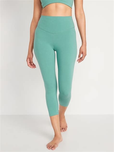 Extra High-Waisted PowerChill Hidden-Pocket Cropped Leggings for Women ...