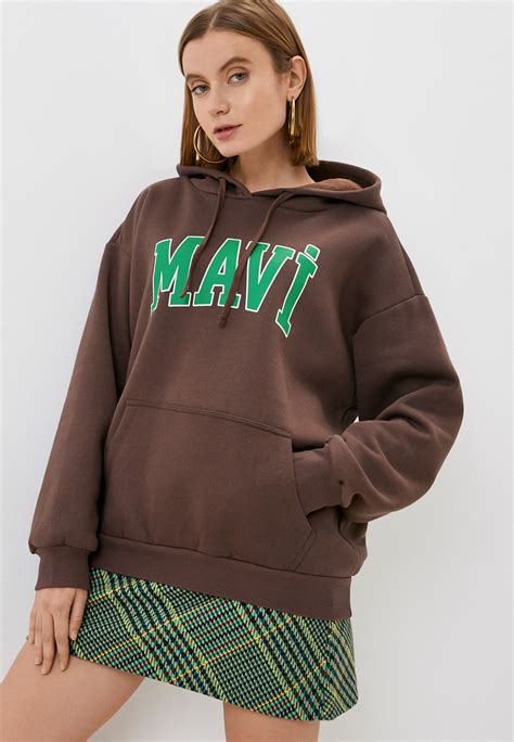 Худи Mavi, цвет: коричневый, MP002XW0LSNR — купить в интернет-магазине ...