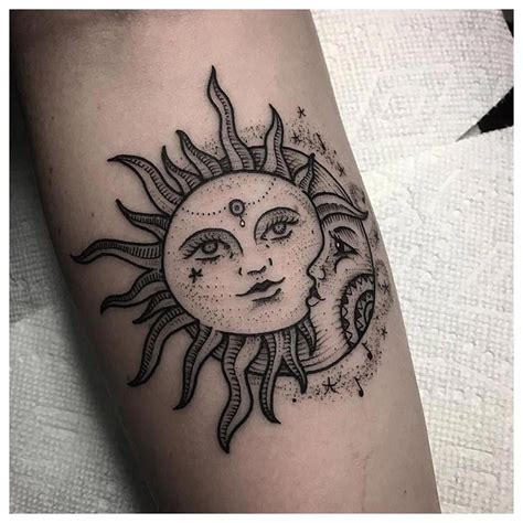 Значение тату солнце и луна: Tattoo • Значение тату: Солнце