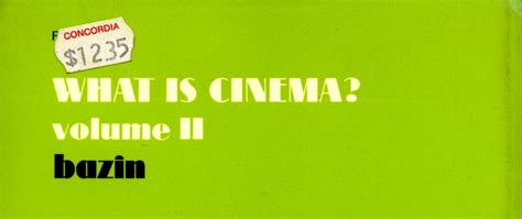 Introduction to André Bazin, Part 2: Style as a Philosophical Idea ...