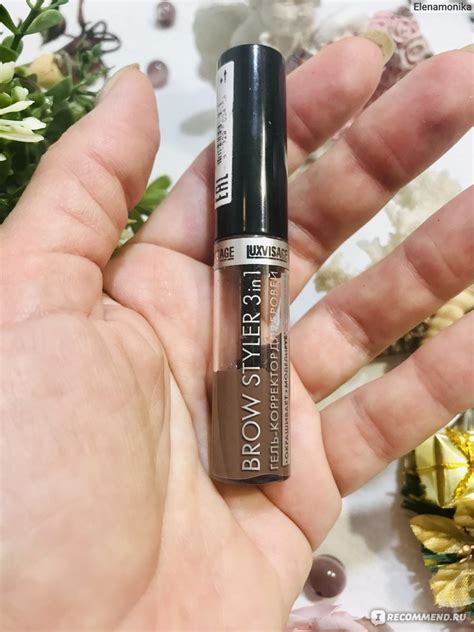 Гель-корректор для бровей LUXVISAGE BROW STYLER - «Редкие и бесцветные ...