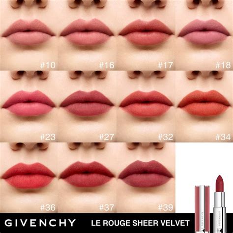Le Rouge Sheer Velvet - Pomadka do ust i GIVENCHY ≡ SEPHORA | Fall ...