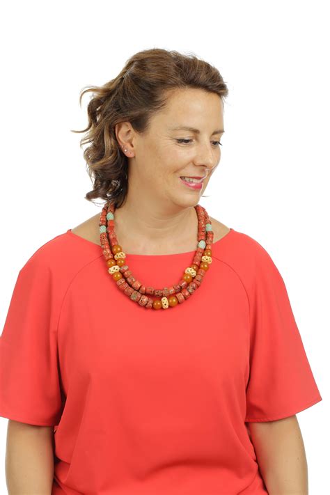 Red Coral Amber Jade 18 Karat Gold Necklace For Sale at 1stDibs | amber