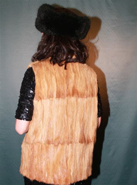 Weasel Fur Vest - furoutlet - fur coat, fur jackets, fur hats, prices ...