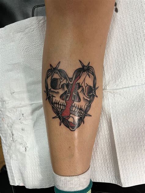 Skeleton heart tattoo ️ | Small hand tattoos, Tattoos, Mandala arm tattoos