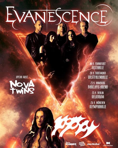 EVANESCENCE announce European tour dates – Markus' Heavy Music Blog