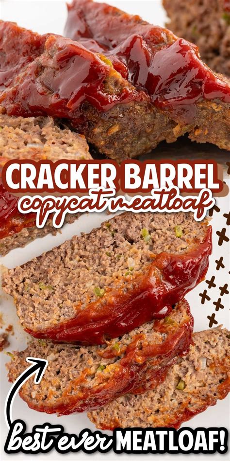 Best 13 Easy Copycat Cracker Barrel Meatloaf – Artofit