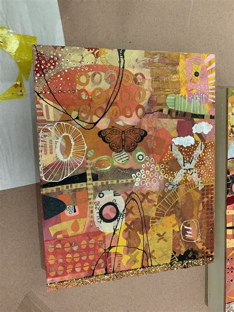 Abstract Paper Collage Art