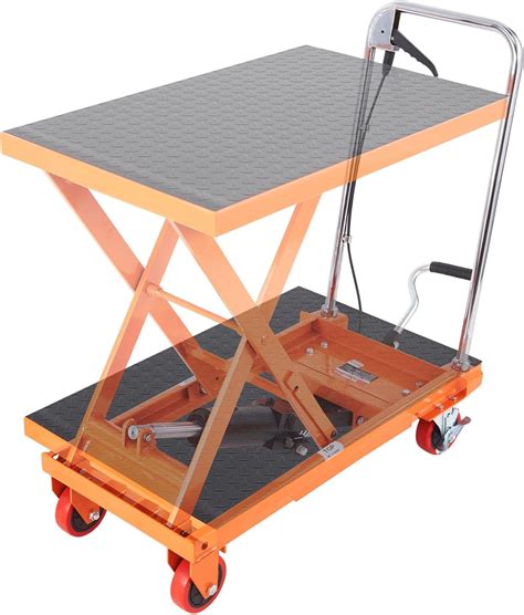 brandclub vevor hydraulic lift table cart lbs capacity
