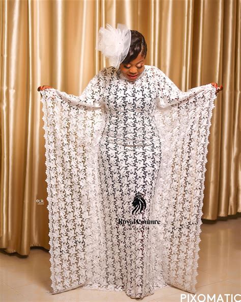 Timeless Lace Dress Styles For Wedding Guests By Royal Couture - Kente