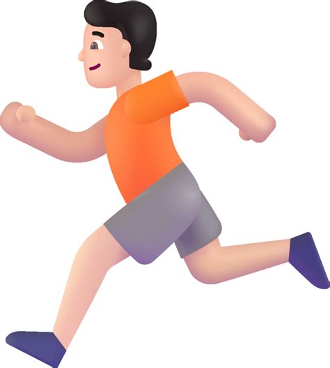 "person running light" Emoji - Download for free – Iconduck