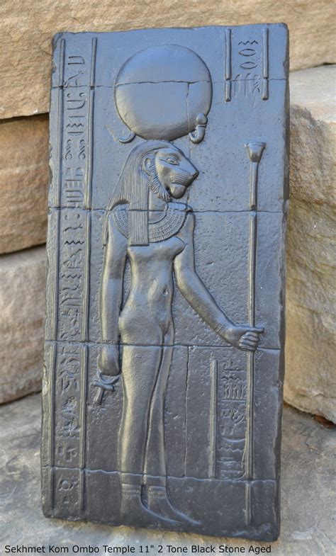 History Egyptian Sekhmet Kom Ombo Temple Sculptural Wall - Etsy