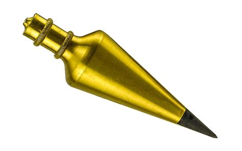 solid brass plumb bob  oz