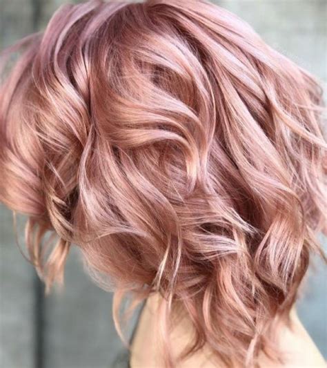 "Rose Gold Hair" in 2024 | Hair color rose gold, Pink blonde hair, Rose ...