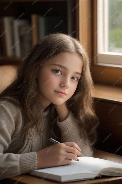 Premium AI Image | young girl