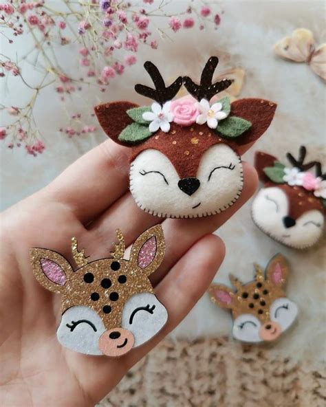 Олененок. Оленек из фетра. | Felt crafts, Felt crafts christmas, Felt ...