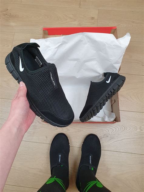Летние Мокасины для Женщин Черные с Белым Nike Free Run 3.0. Кроссовки ...