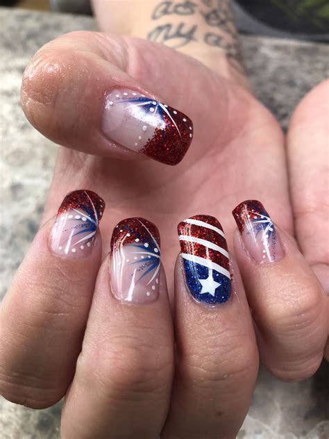 cute fourth of july nails 6