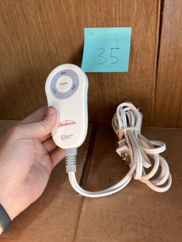 Sunbeam Electric Blanket Cord Control M85AP 3-Prong