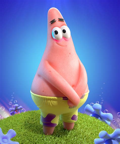 Patrick Star In Spongebob Squarepants Vector Art At Vecteezy