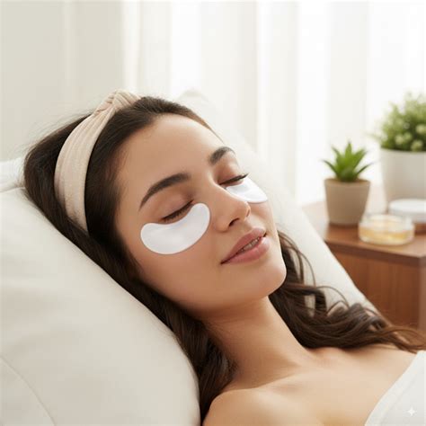 how to put eye patches