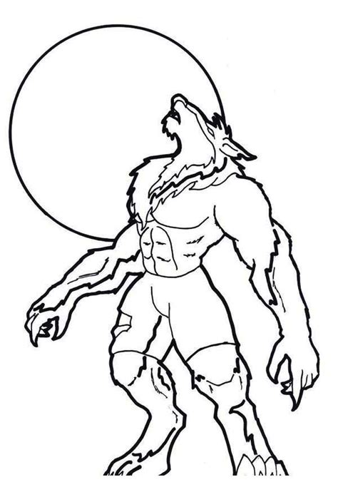 Desenhar Lobisomem - 20 Desenhos do Lobisomem para Imprimir e Colorir - Online Cursos ...