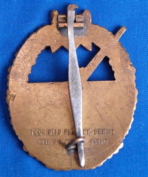 Kriegsmarine Coastal Artillery Badge - Historical Collectables and ...