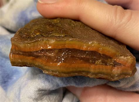 My first agates found in North Carolina, Only two, but they’re ...