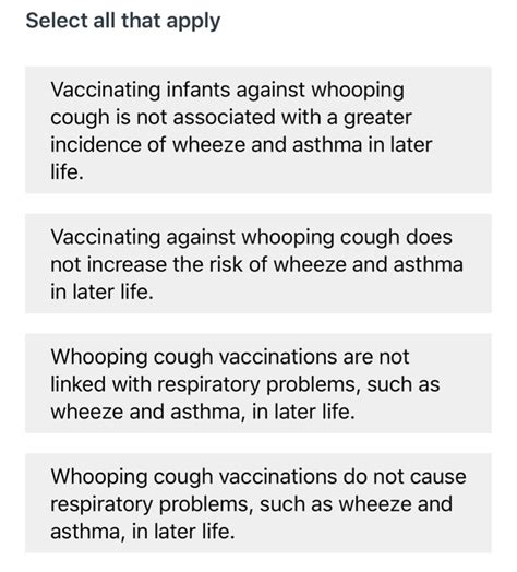 Solved Whooping cough vaccine: Some parents fear that | Chegg.com