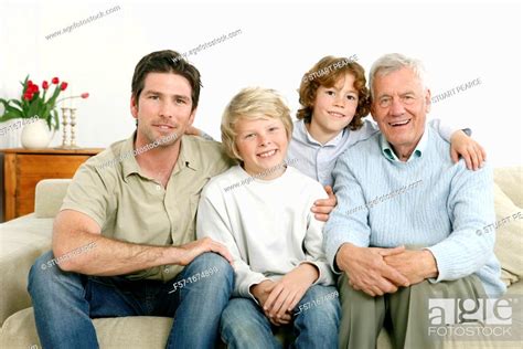 Three generations, Stock Photo, Picture And Rights Managed Image. Pic ...