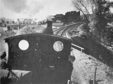 Harborne Station: A cab view of the final approach to Harborne Station ...