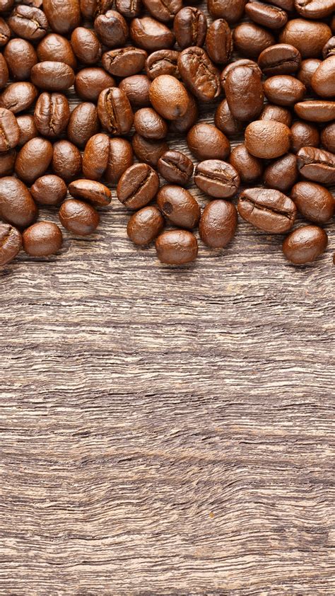 Wallpaper Roasted coffee beans, wood board 5120x2880 UHD 5K Picture, Image