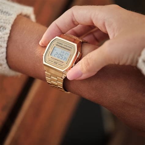 Reloj Casio digital vintage en dorado - A158wetg-9aef — My Watches Corner