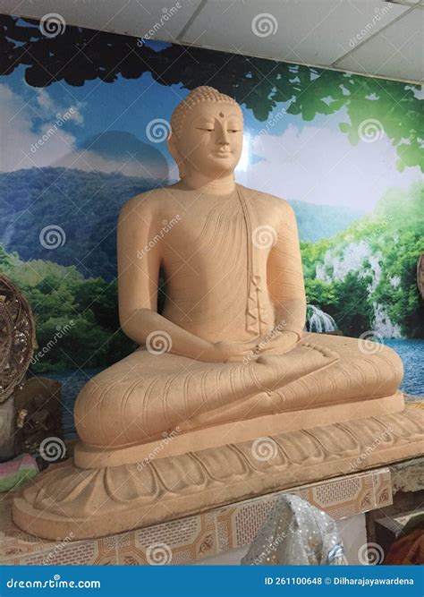 sri lankan lord buddha statue stock photo image  sculpture