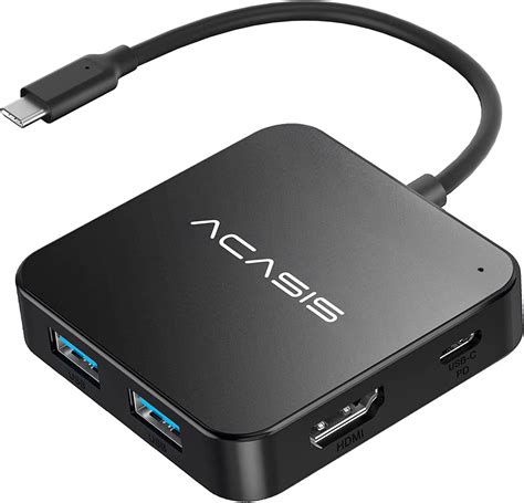 Amazon.com: USB C Hub, Multi-Port USB Type-C Hub with 4K HDMI, Power ...