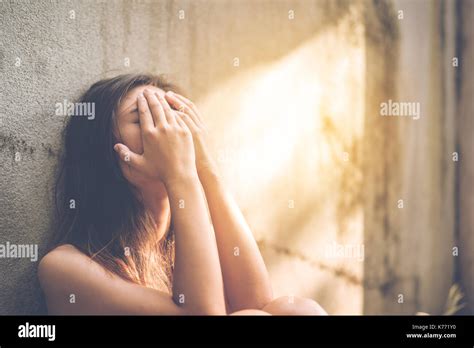 Lonely girl sad Stock Photo - Alamy