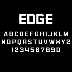 Шрифт Edge: скачать и установить на WEB сайт