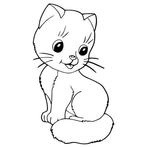 mewarnai gambar kucing lucu mewarnai gambar