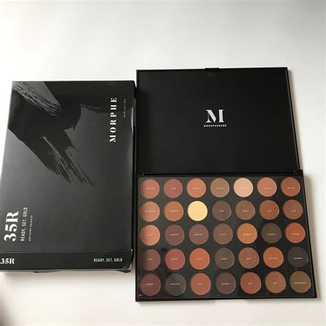 Original Morphe 35R Ready, Set, Gold Eyeshadow Palette, Beauty ...