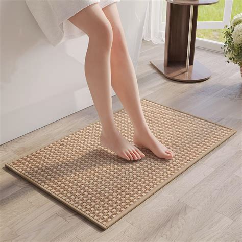 Amazon.com: YDKGL Non Slip Bath Mat Bathroom Rugs, Soft Braided Ultra