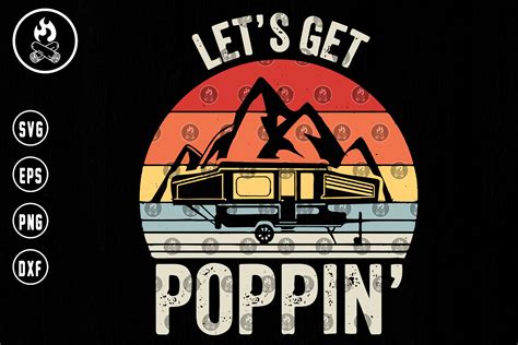 Let's Get Poppin Svg Illustration par Campfire Stories · Creative Fabrica